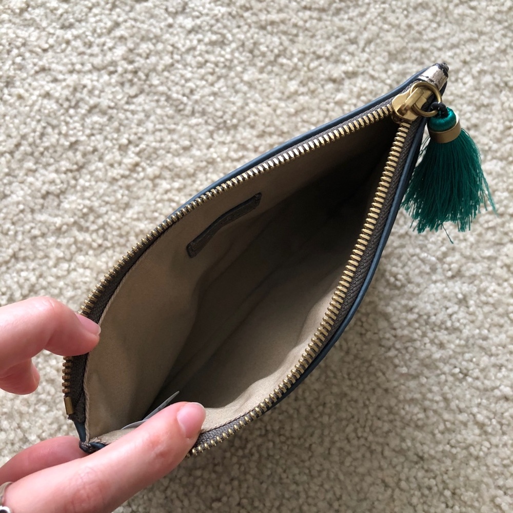 J.Crew Gold Clutch - Picture 3 of 4